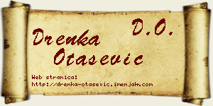 Drenka Otašević vizit kartica